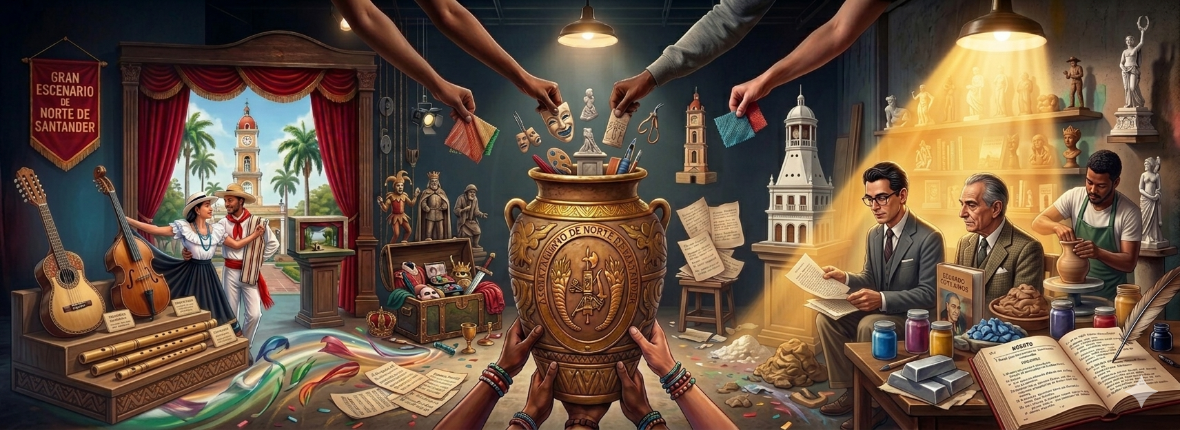 BANNER PRINCIPAL DE CONVOCATORIA PARA LA CREACION DE LOS CONSEJOS DEPARTAMENTAL DE AREAS ARTISTICAS